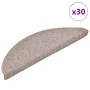 Alfombrilla escalera 30 uds marrón claro 56x17x3 cm de , Alfombrillas para escalones - Ref: Foro24-3365735, Precio: 108,20 €,...