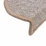 Alfombrilla escalera 30 uds marrón claro 56x17x3 cm de , Alfombrillas para escalones - Ref: Foro24-3365735, Precio: 108,20 €,...