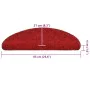 Alfombrilla escalera 30 uds. rojo 65x21x4 cm de , Alfombrillas para escalones - Ref: Foro24-3365819, Precio: 147,03 €, Descue...