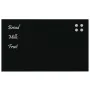 Pizarra magnética de pared vidrio templado negro 100x60 cm de , Pizarras blancas - Ref: Foro24-4008620, Precio: 40,49 €, Desc...