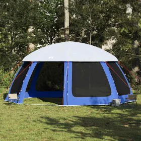 Carpa para piscina con desmontables y paredes azul 612x612 cm de , Tiendas de campaña - Ref: Foro24-4100637, Precio: 274,82 €...