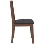 Sillas de comedor con cojines 2 uds madera maciza marrón caucho de , Sillas de comedor - Ref: Foro24-4102396, Precio: 101,82 ...