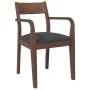 Sillas de comedor con cojines 2 uds madera maciza marrón caucho de , Sillas de comedor - Ref: Foro24-4102508, Precio: 178,90 ...