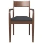 Sillas de comedor con cojines 2 uds madera maciza marrón caucho de , Sillas de comedor - Ref: Foro24-4102508, Precio: 178,90 ...