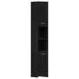 Mueble de baño de madera de roble negro 30x30x183,5 cm de , Muebles de baño - Ref: Foro24-863124, Precio: 70,16 €, Descuento: %