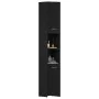 Mueble de baño de madera de roble negro 30x30x183,5 cm de , Muebles de baño - Ref: Foro24-863124, Precio: 70,16 €, Descuento: %