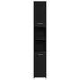 Mueble de baño de madera de roble negro 30x30x183,5 cm de , Muebles de baño - Ref: Foro24-863124, Precio: 70,16 €, Descuento: %