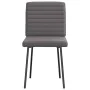 Sillas de comedor 2 unidades cuero sintético gris de , Sillas de comedor - Ref: Foro24-4101168, Precio: 86,96 €, Descuento: %