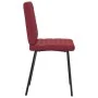 Sillas de comedor 2 unidades cuero sintético rojo tinto de , Sillas de comedor - Ref: Foro24-4101116, Precio: 87,17 €, Descue...