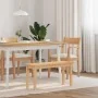 Banco 90 cm Madera Maciza Caucho de , Bancos de comedor y cocina - Ref: Foro24-4102595, Precio: 70,46 €, Descuento: %