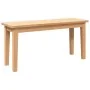 Banco 90 cm Madera Maciza Caucho de , Bancos de comedor y cocina - Ref: Foro24-4102595, Precio: 70,46 €, Descuento: %