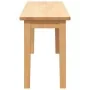 Banco 90 cm Madera Maciza Caucho de , Bancos de comedor y cocina - Ref: Foro24-4102595, Precio: 70,46 €, Descuento: %
