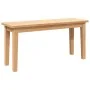 Banco 90 cm Madera Maciza Caucho de , Bancos de comedor y cocina - Ref: Foro24-4102595, Precio: 70,46 €, Descuento: %