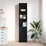 Aparador alto roble negro 37,5x35x180 cm madera de ingeniería de , Aparadores - Ref: Foro24-861671, Precio: 90,00 €, Descuent...