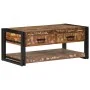Multicolorer Couchtisch 90x50x38 cm Massivholz aus recyceltem Holz von , Couchtisch - Ref: Foro24-4016686, Preis: 195,17 €, R...