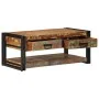 Multicolorer Couchtisch 90x50x38 cm Massivholz aus recyceltem Holz von , Couchtisch - Ref: Foro24-4016686, Preis: 195,17 €, R...