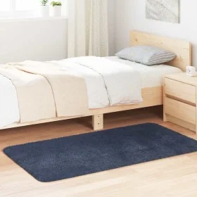 Alfombra de pelo largo NAVARRA azul marino 80x150 cm Poliéster de , Alfombras - Ref: Foro24-4102819, Precio: 23,05 €, Descuen...