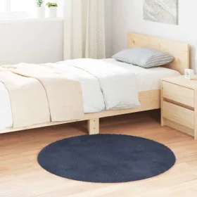 Alfombra de pelo largo NAVARRA azul marino 100x100 cm poliéster de , Alfombras - Ref: Foro24-4102899, Precio: 21,26 €, Descue...