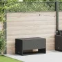 Cojines para exterior negro 100x55x55,5 cm ratán sintético de , Cajas de almacenaje para exteriores - Ref: Foro24-4104141, Pr...