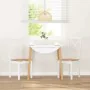 Dining chairs, 2 units, solid white rubberwood. by , dining chairs - Ref: Foro24-4102406, Price: 116,28 €, Discount: %