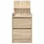 Mesillas de noche con 2 cajones 2 uds roble Sonoma 38x34x80 cm de , Mesitas de noche - Ref: Foro24-861360, Precio: 100,07 €, ...