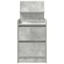 Mesillas de noche con 2 cajones 2 uds gris hormigón 38x34x80 cm de , Mesitas de noche - Ref: Foro24-861362, Precio: 96,30 €, ...