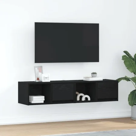Muebles de TV 2 uds Roble Negro 60x31x25,5 cm Madera ingeniería de , Muebles TV - Ref: Foro24-861439, Precio: 72,39 €, Descue...