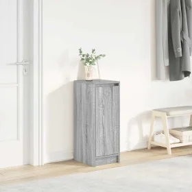 Zapatero gris Sonoma 29,5x34x76 cm madera de ingeniería de , Zapateros y organizadores de calzado - Ref: Foro24-861864, Preci...