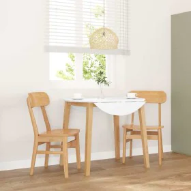 Sillas de comedor 2 unidades madera maciza de caucho de , Sillas de comedor - Ref: Foro24-4102438, Precio: 149,53 €, Descuent...