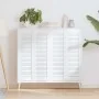 Closet door with 4 white slats, 99x29.5 cm by , cabinet doors - Ref: Foro24-4015908, Price: 98,31 €, Discount: %
