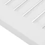 Closet door with 4 white slats, 99x29.5 cm by , cabinet doors - Ref: Foro24-4015908, Price: 98,31 €, Discount: %
