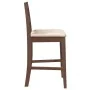 Taburetes de bar con cojines 2 uds madera maciza marrón caucho de , Taburetes de cocina - Ref: Foro24-4102555, Precio: 134,84...