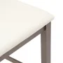Bar stools with 2 solid wood brown rubber cushions by , Kitchen stools - Ref: Foro24-4102555, Price: 134,84 €, Discount: %