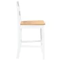 Barhocker 2 Stück Massivholz Weiß Gummi von , Küchenhocker - Ref: Foro24-4102560, Preis: 134,76 €, Rabatt: %