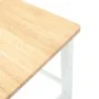 Taburetes de bar 2 uds madera maciza blanca caucho de , Taburetes de cocina - Ref: Foro24-4102560, Precio: 134,76 €, Descuent...