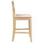 Taburetes de bar con cojines 2 uds madera maciza natural caucho de , Taburetes de cocina - Ref: Foro24-4102557, Precio: 135,1...