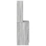 Mesilla de noche gris Sonoma 39x35x125 cm madera de ingeniería de , Mesitas de noche - Ref: Foro24-861315, Precio: 77,65 €, D...