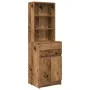 Mesilla de noche madera antigua 39x35x125cm Madera ingeniería de , Mesitas de noche - Ref: Foro24-861317, Precio: 69,61 €, De...