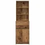 Mesilla de noche madera antigua 39x35x125cm Madera ingeniería de , Mesitas de noche - Ref: Foro24-861317, Precio: 69,61 €, De...