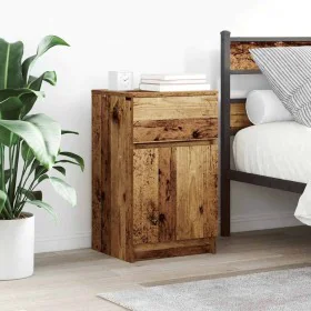 Two nightstands made of plywood and old wood, measuring 39x35x65cm each. by , Nightstands - Ref: Foro24-861334, Price: 97,54 ...