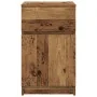 Two nightstands made of plywood and old wood, measuring 39x35x65cm each. by , Nightstands - Ref: Foro24-861334, Price: 97,54 ...