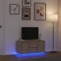 Mueble de TV con luces LED roble Sonoma 100x41x50 cm de , Muebles TV - Ref: Foro24-861411, Precio: 104,46 €, Descuento: %