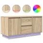 Mueble de TV con luces LED roble Sonoma 100x41x50 cm de , Muebles TV - Ref: Foro24-861411, Precio: 104,46 €, Descuento: %