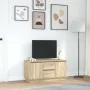 Mueble de TV con luces LED roble Sonoma 100x41x50 cm de , Muebles TV - Ref: Foro24-861411, Precio: 104,46 €, Descuento: %