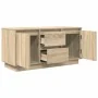 Mueble de TV con luces LED roble Sonoma 100x41x50 cm de , Muebles TV - Ref: Foro24-861411, Precio: 104,46 €, Descuento: %
