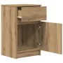 Zwei Nachttische aus Eichen-Ingenieurholz Artisian, 39x35x65 cm. von , Nachttische - Ref: Foro24-861336, Preis: 88,81 €, Raba...