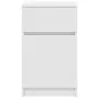 Mesillas de noche 2 uds. Madera de ingeniería blanca 39x35x65cm de , Mesitas de noche - Ref: Foro24-861320, Precio: 93,04 €, ...