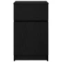 Mesillas de noche 2 uds. Madera de ingeniería negra 39x35x65 cm de , Mesitas de noche - Ref: Foro24-861322, Precio: 95,61 €, ...
