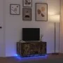 Mueble de TV con luces LED roble ahumado 100x41x50 cm de , Muebles TV - Ref: Foro24-861413, Precio: 103,37 €, Descuento: %