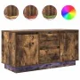 Mueble de TV con luces LED roble ahumado 100x41x50 cm de , Muebles TV - Ref: Foro24-861413, Precio: 103,37 €, Descuento: %